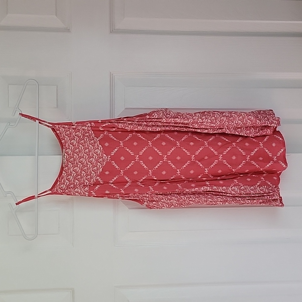 Lucky Brand Coral Arrows Tank L